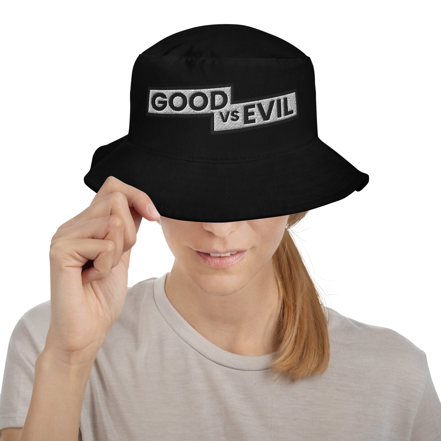 "Good vs Evil" Bucket Hat