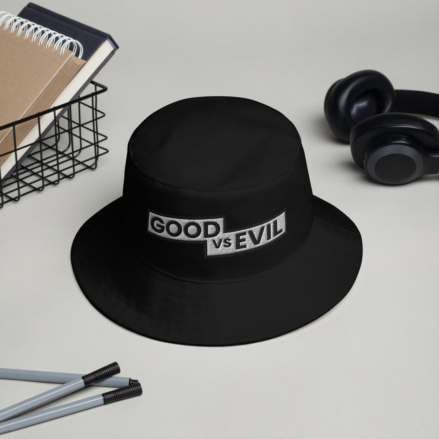 "Good vs Evil" Bucket Hat