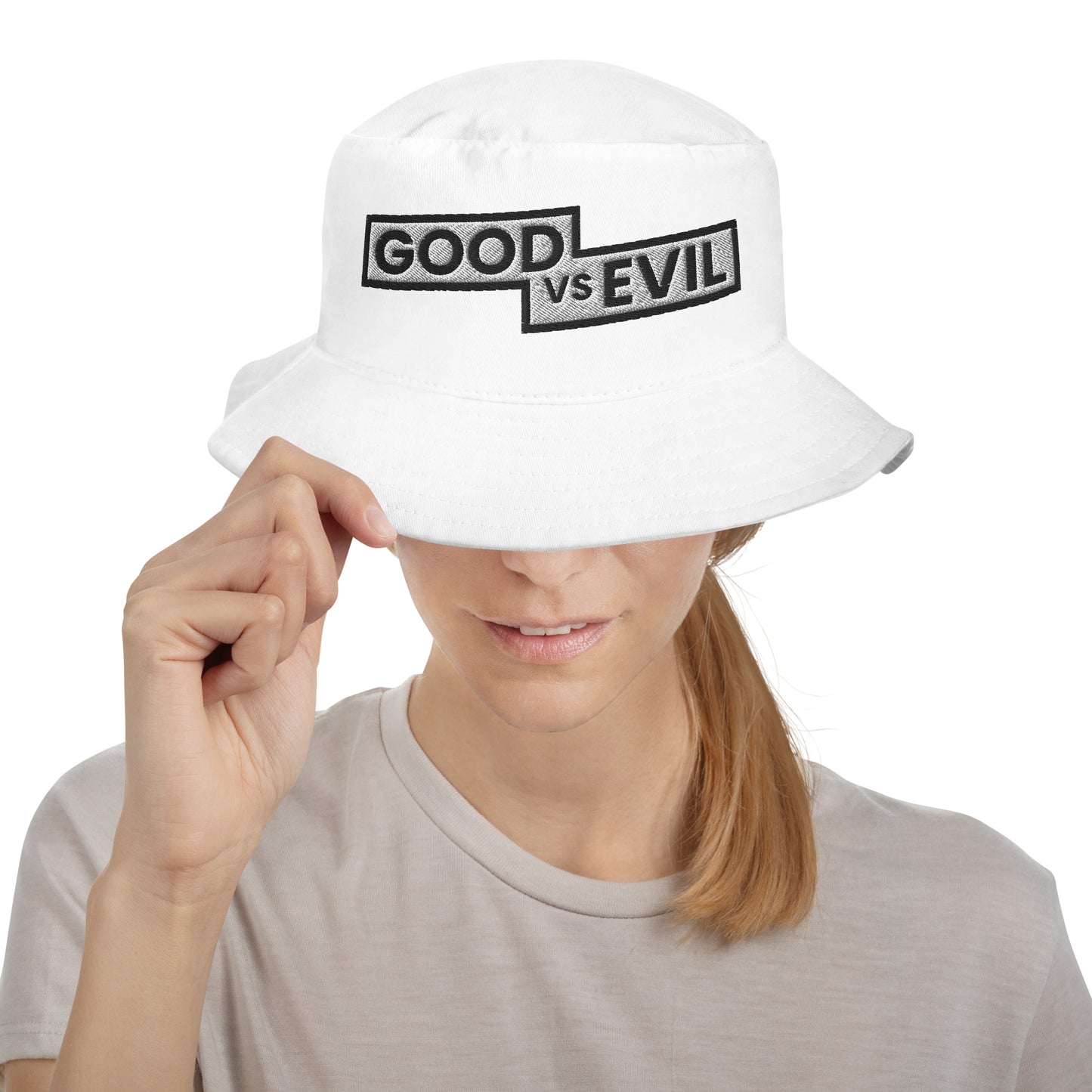 "Good vs Evil" Bucket Hat