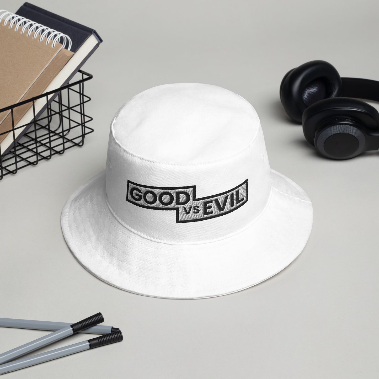 "Good vs Evil" Bucket Hat