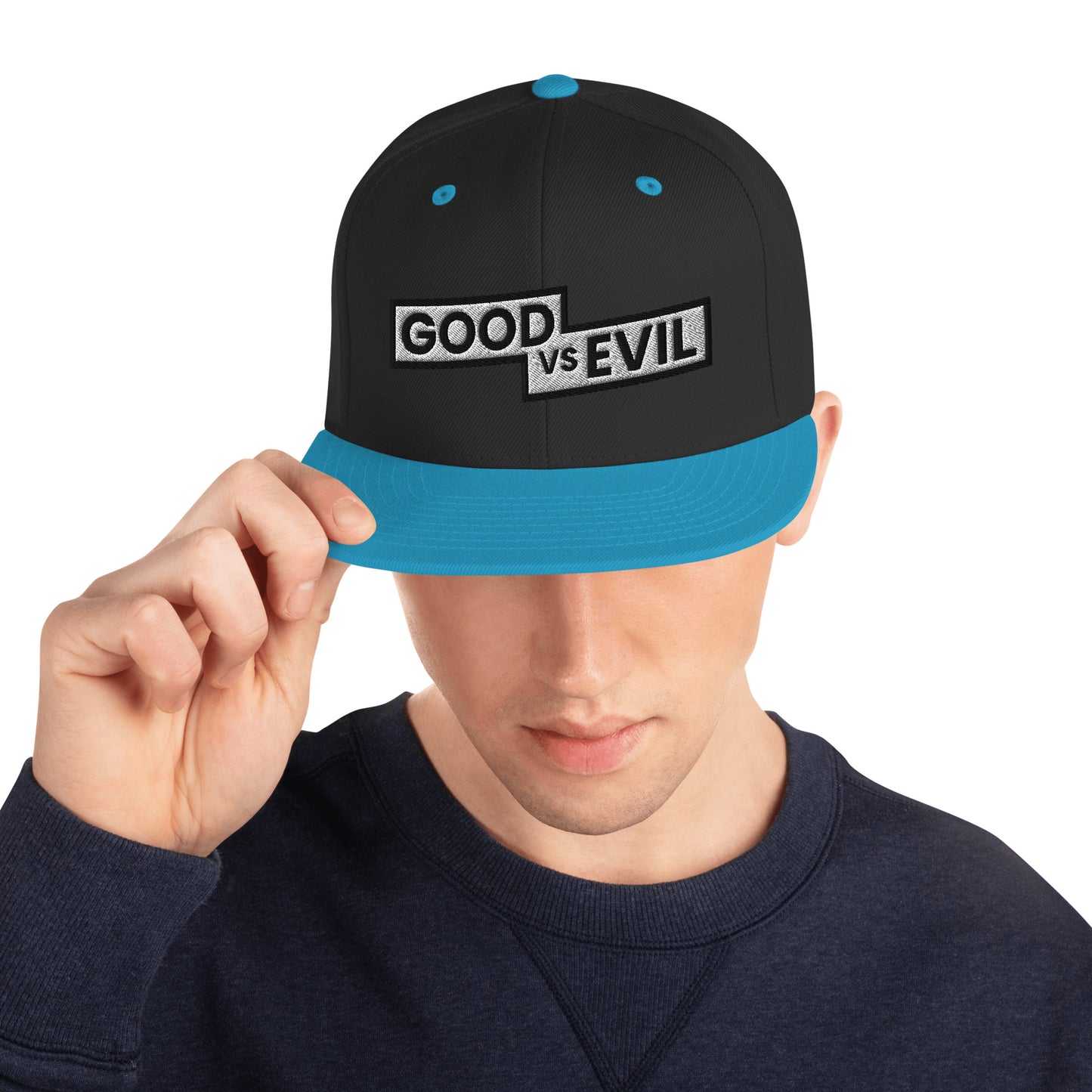 "Good vs Evil" Snapback Hat