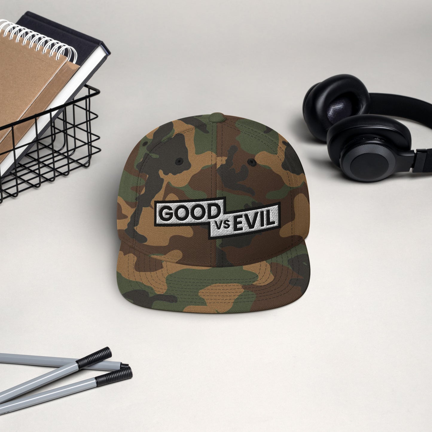 "Good vs Evil" Snapback Hat