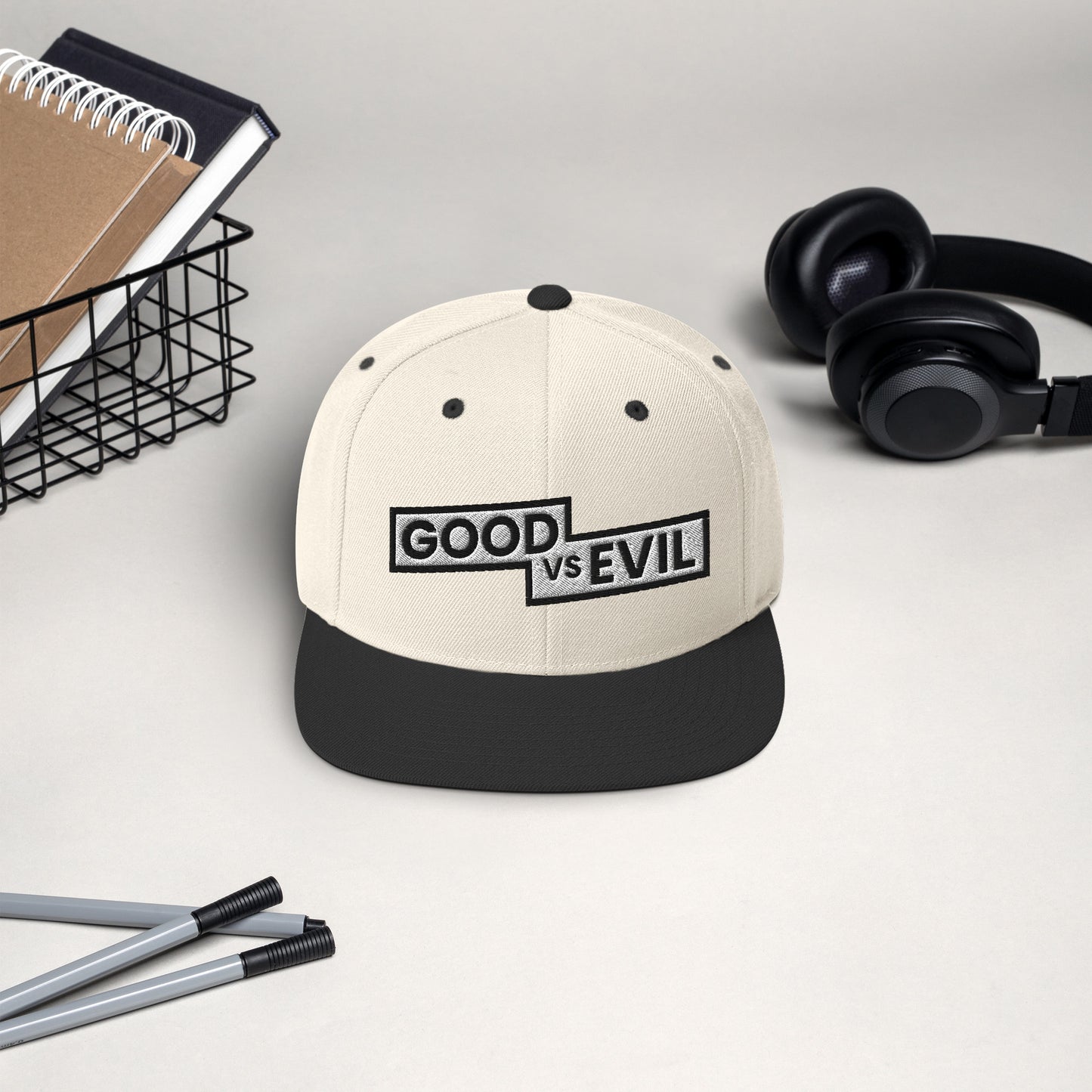 "Good vs Evil" Snapback Hat