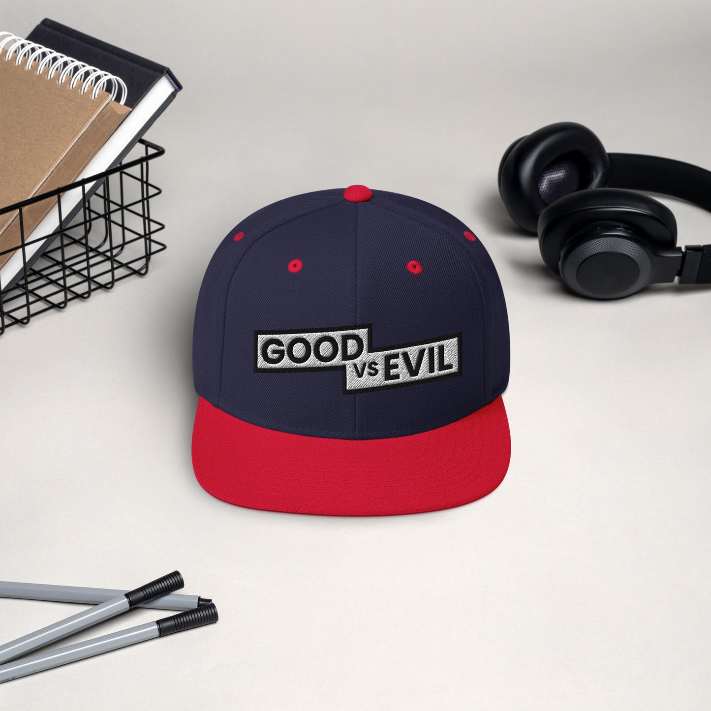 "Good vs Evil" Snapback Hat