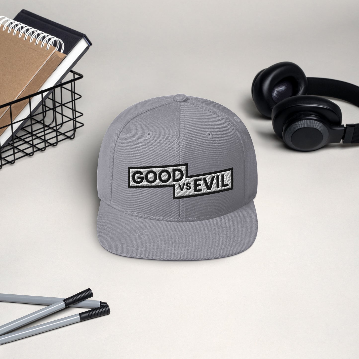 "Good vs Evil" Snapback Hat