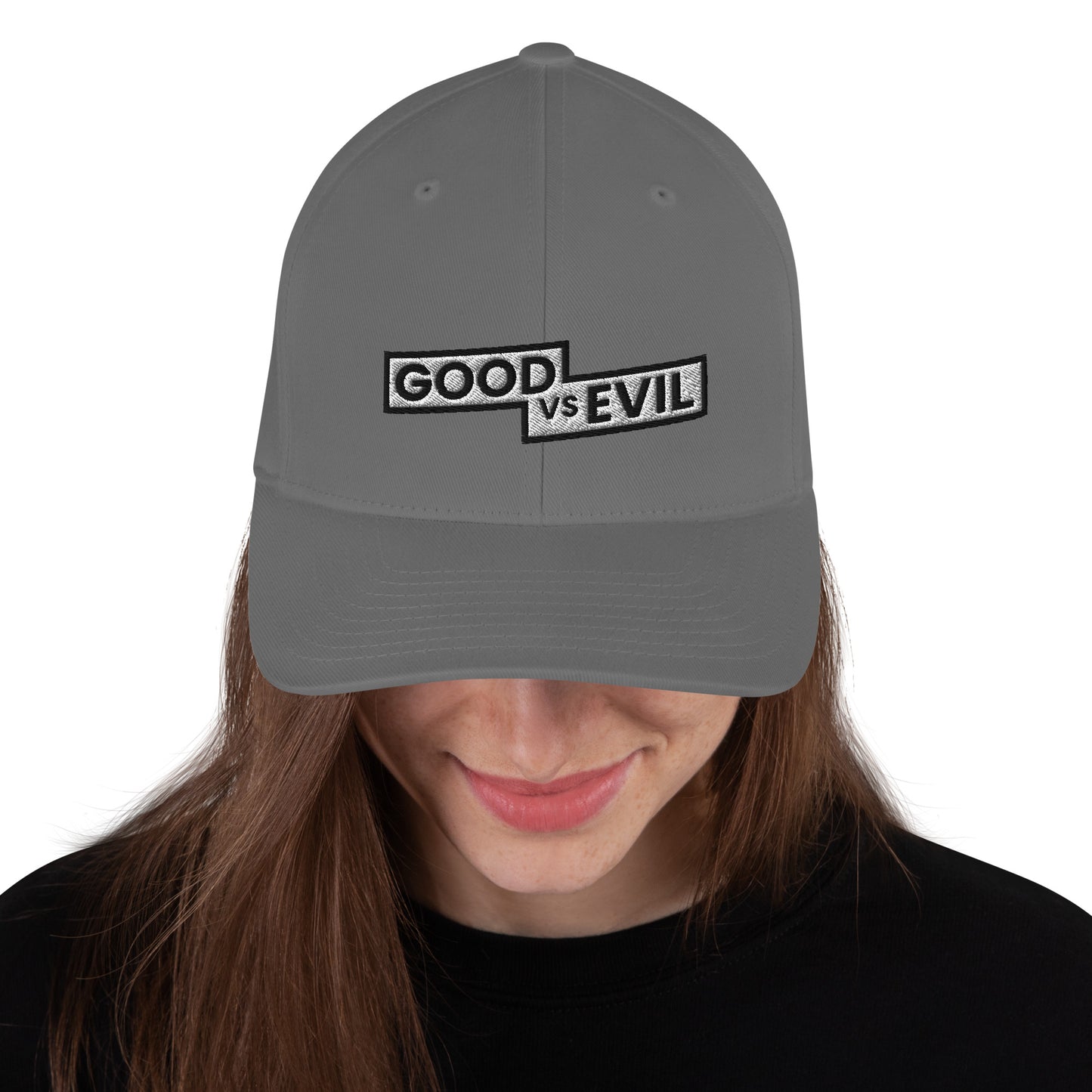 "Good vs Evil" Flexfit Structured Twill Cap