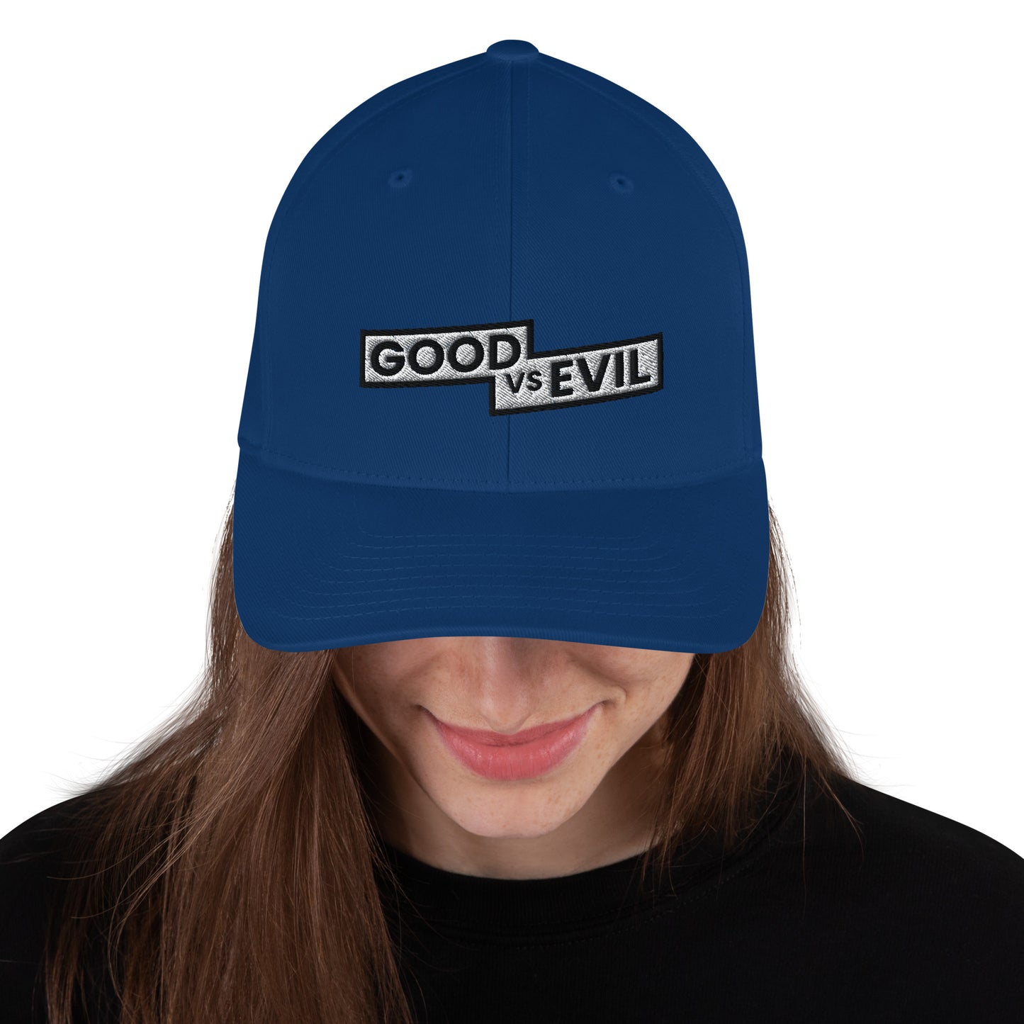 "Good vs Evil" Flexfit Structured Twill Cap