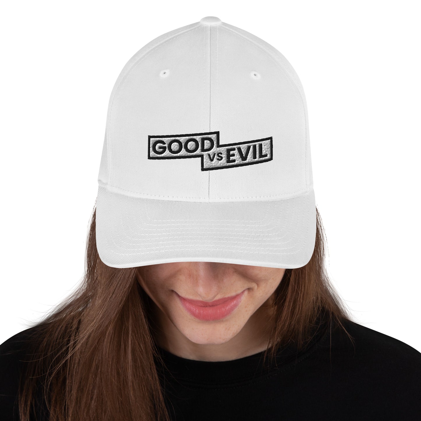 "Good vs Evil" Flexfit Structured Twill Cap