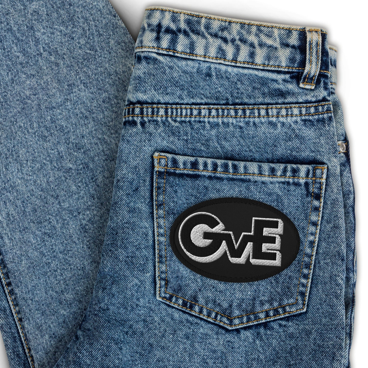 "GvE" Embroidered patches