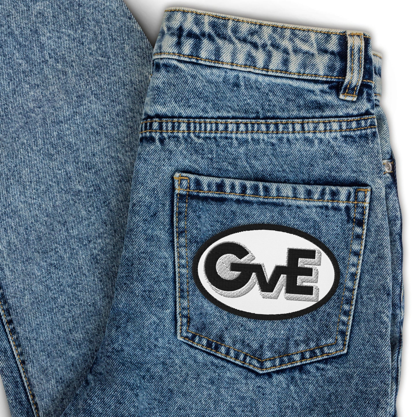 "GvE" Embroidered patches