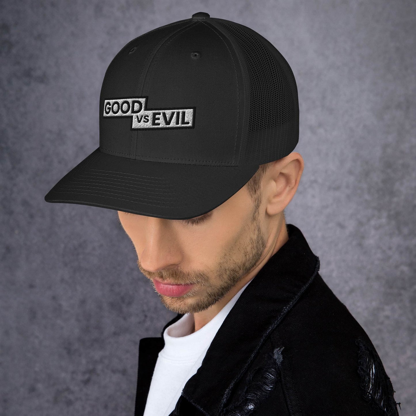 "Good vs Evil" Trucker Cap