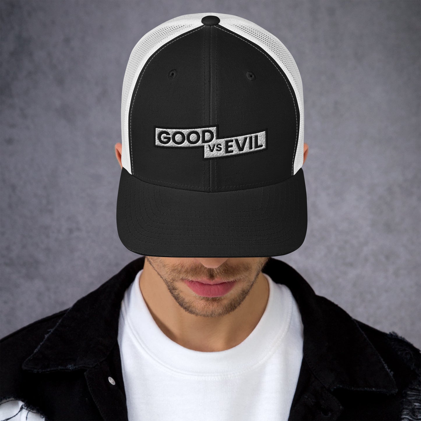 "Good vs Evil" Trucker Cap