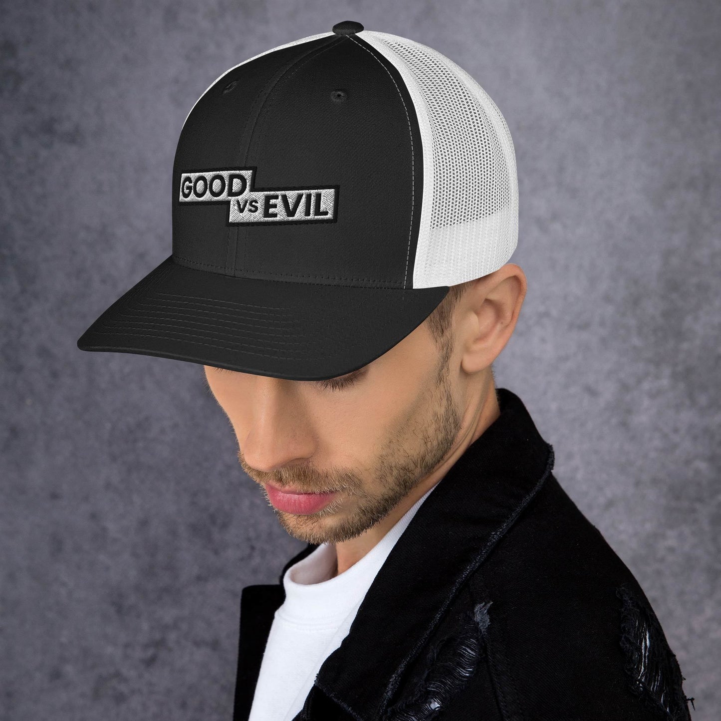 "Good vs Evil" Trucker Cap