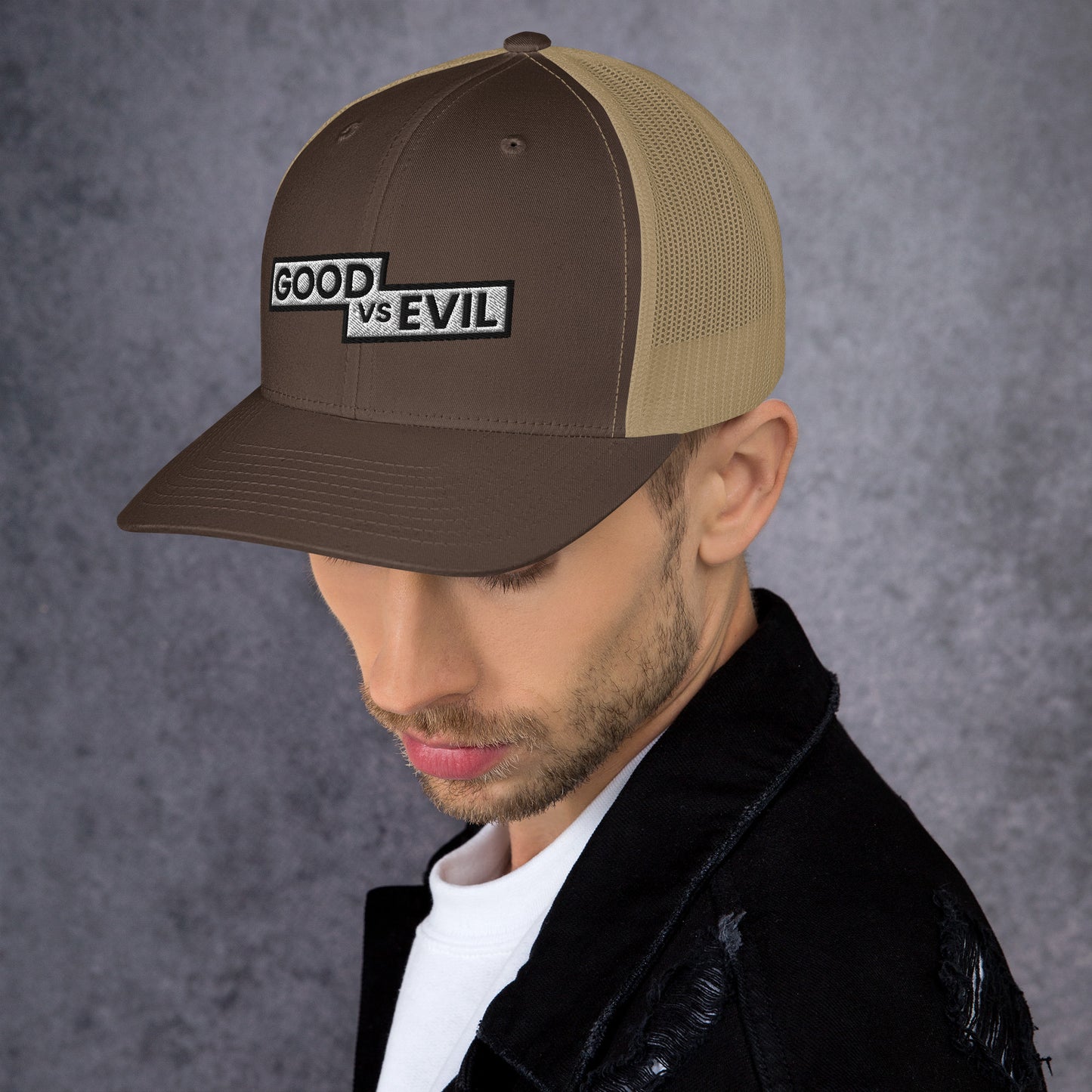 "Good vs Evil" Trucker Cap