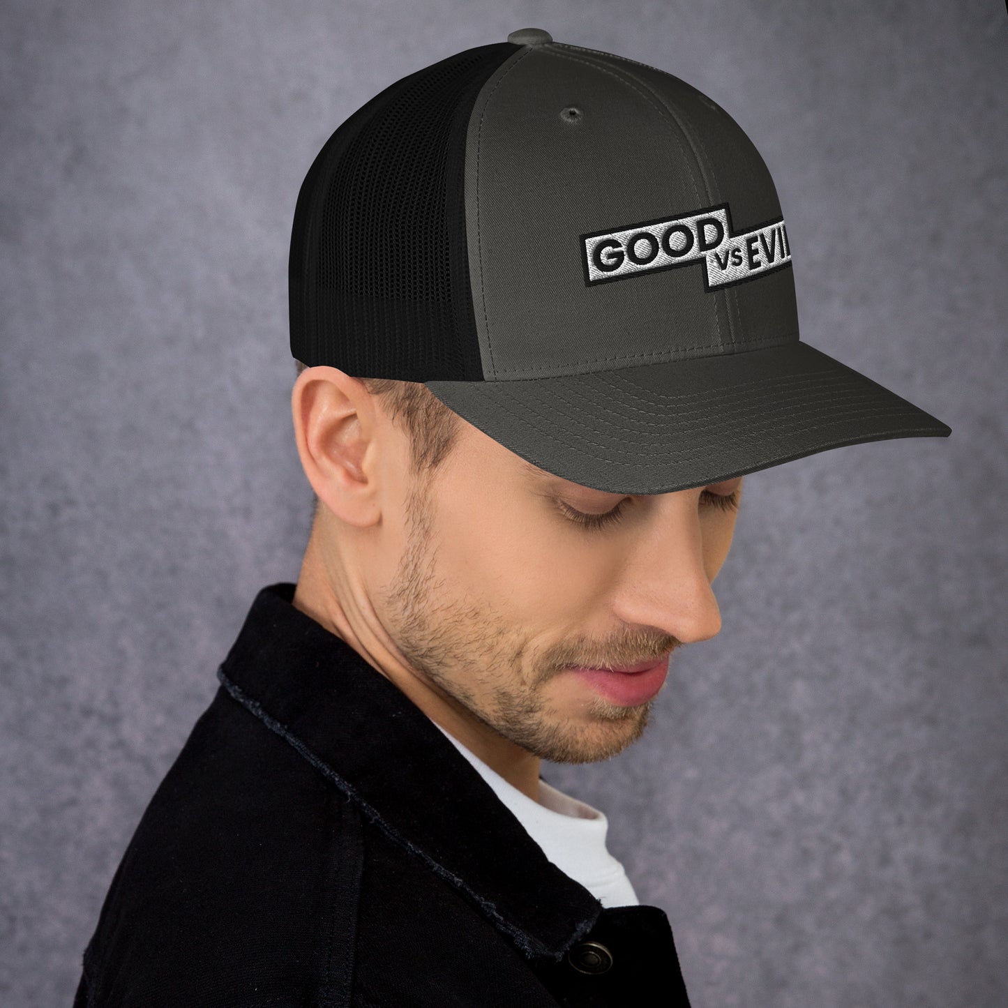 "Good vs Evil" Trucker Cap