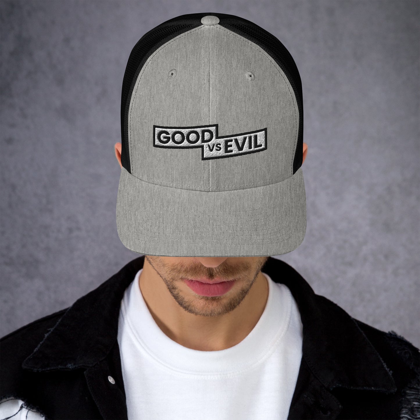 "Good vs Evil" Trucker Cap