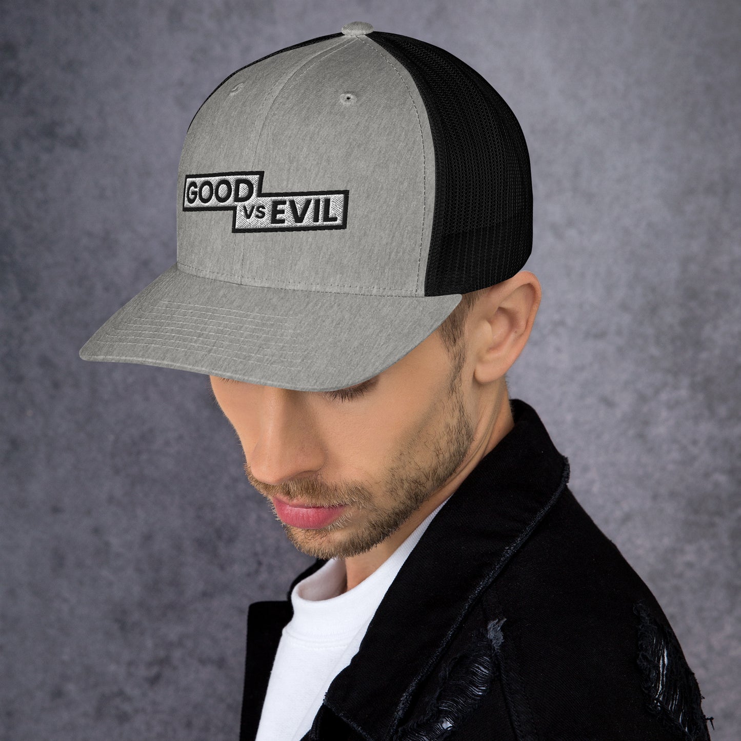 "Good vs Evil" Trucker Cap