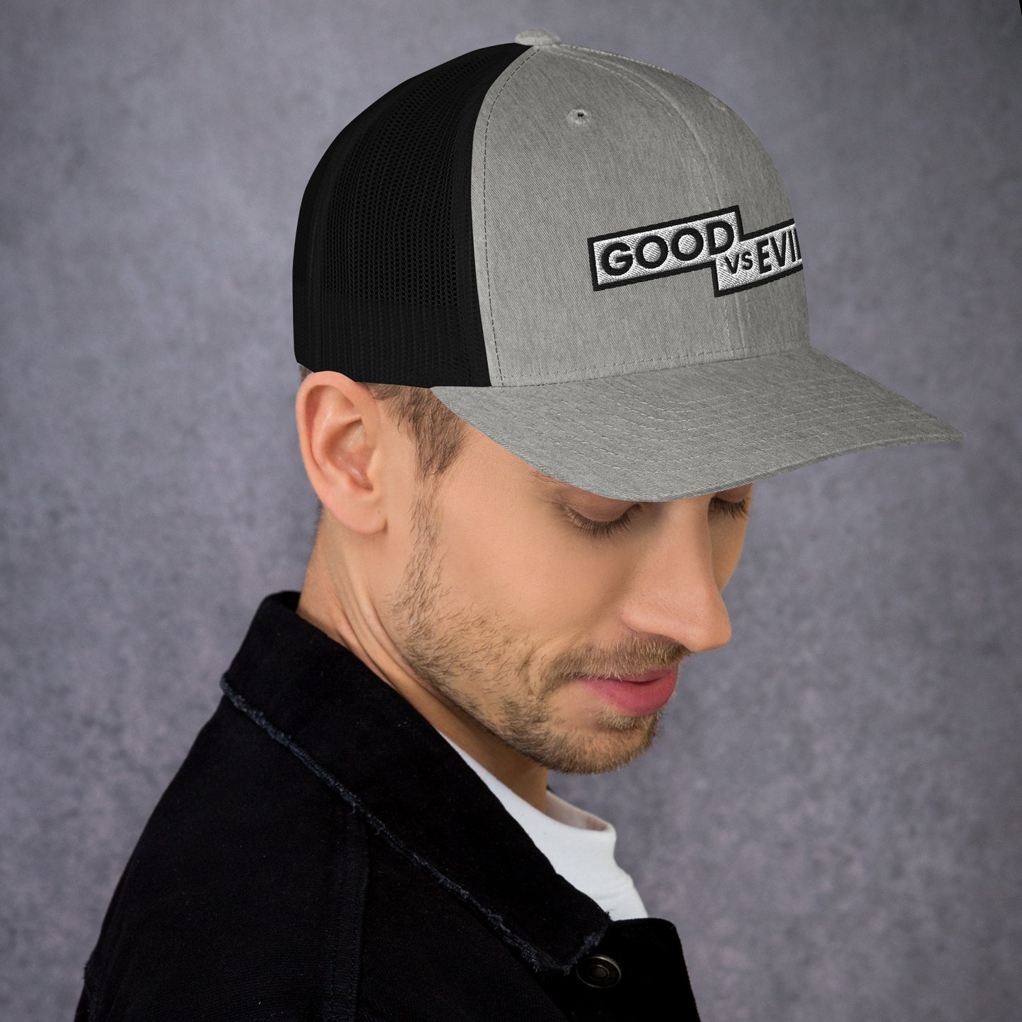 "Good vs Evil" Trucker Cap