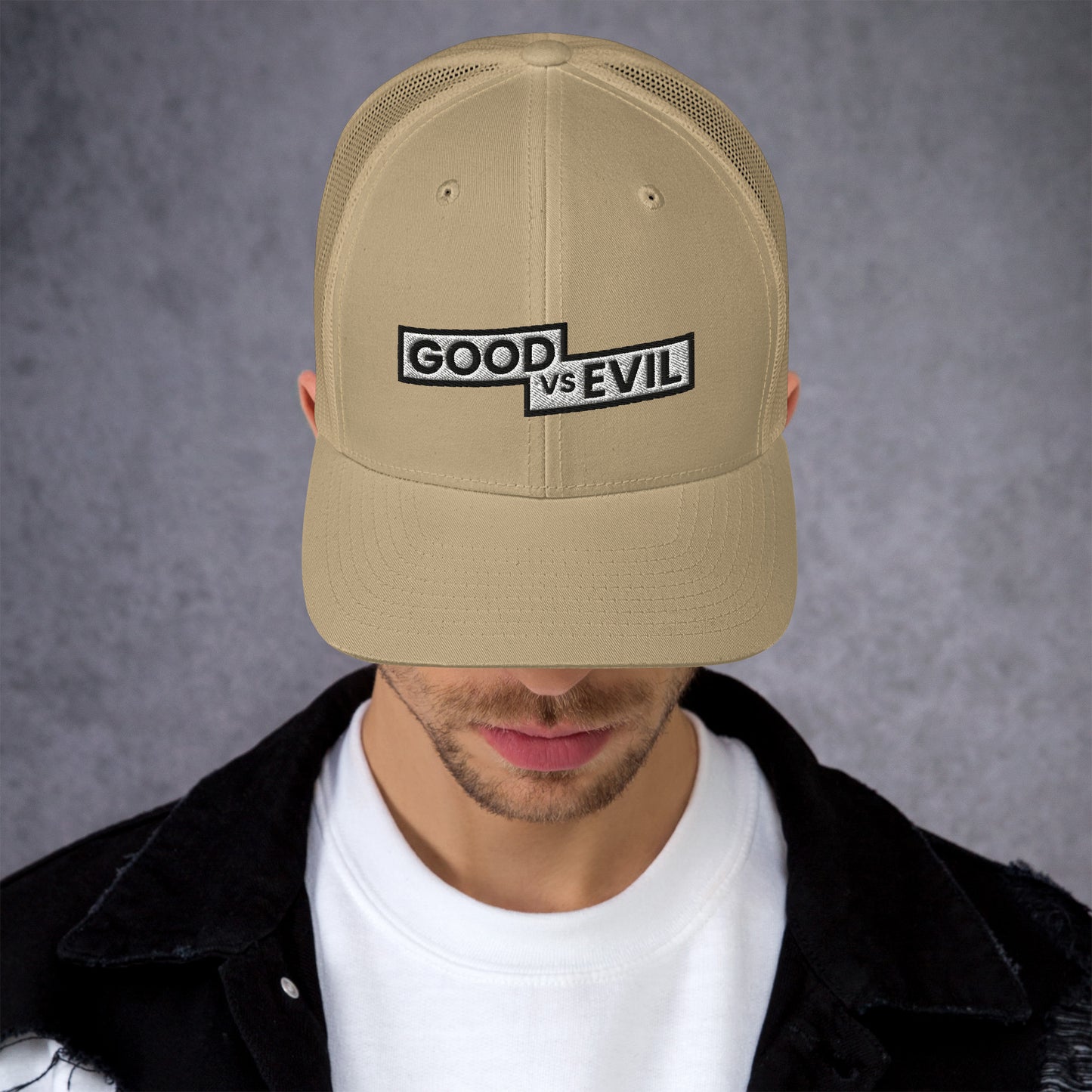 "Good vs Evil" Trucker Cap