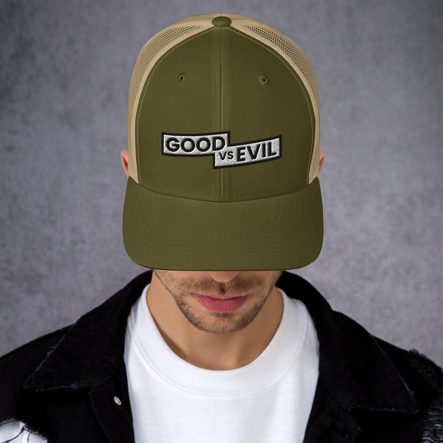 "Good vs Evil" Trucker Cap