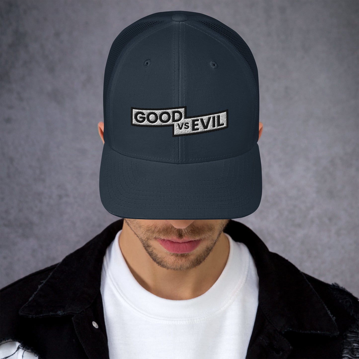 "Good vs Evil" Trucker Cap