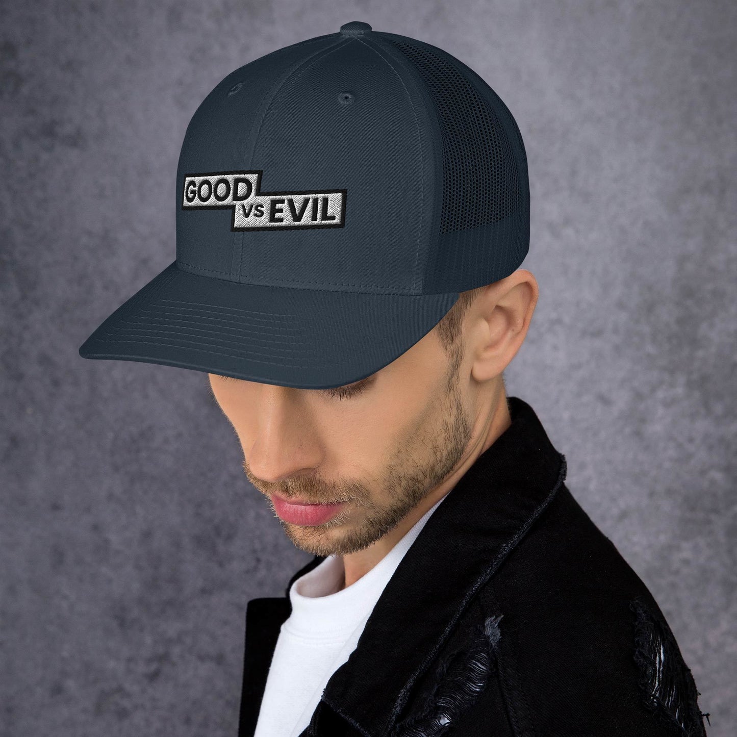 "Good vs Evil" Trucker Cap