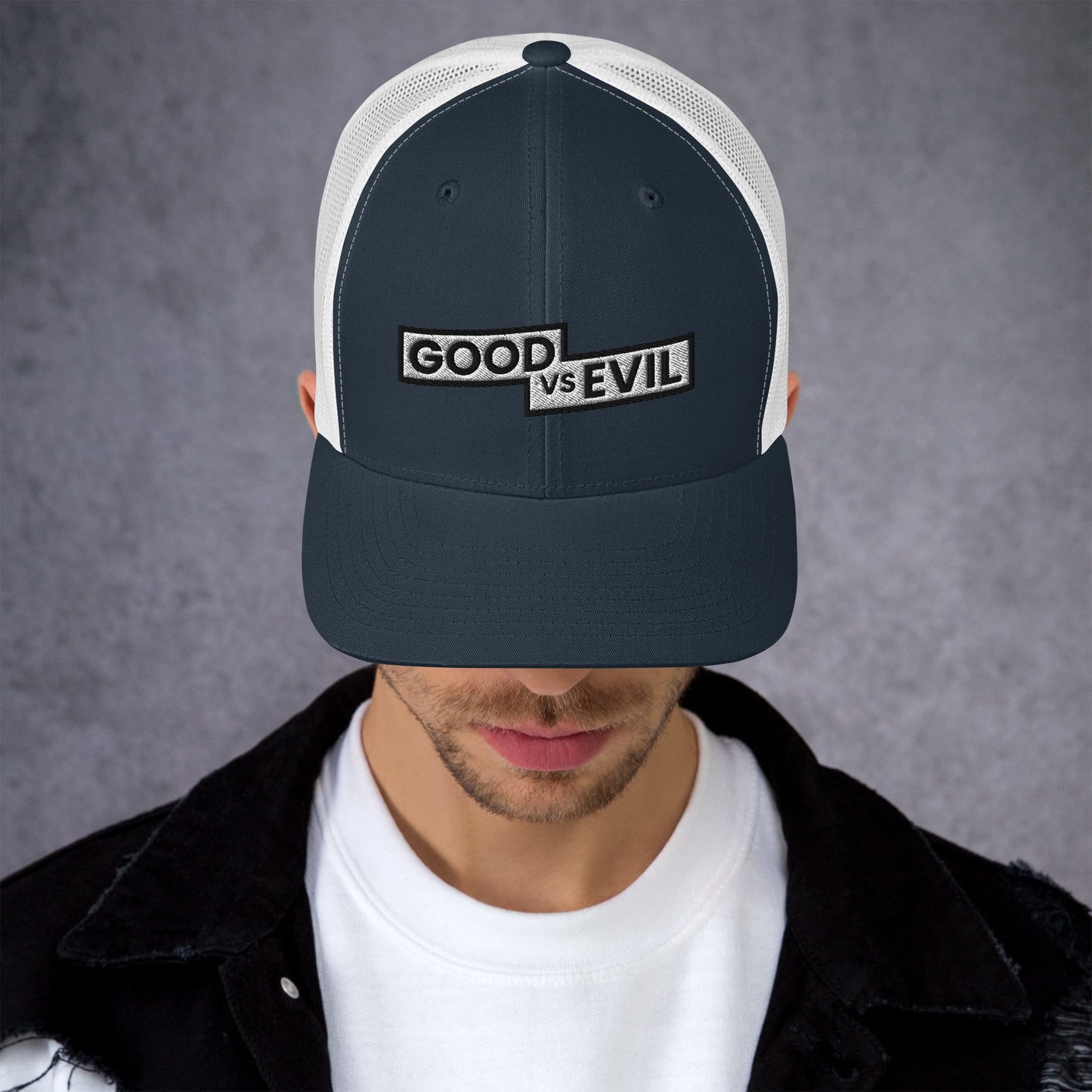 "Good vs Evil" Trucker Cap