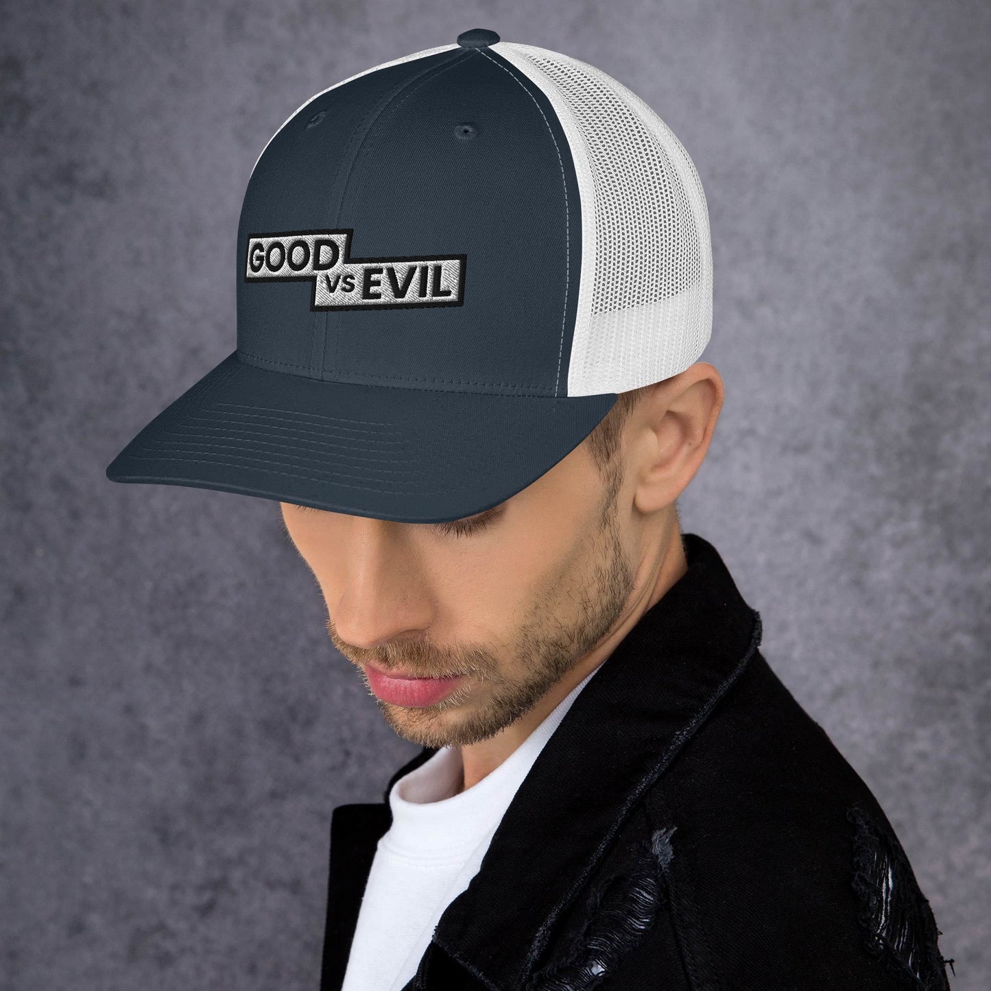 "Good vs Evil" Trucker Cap