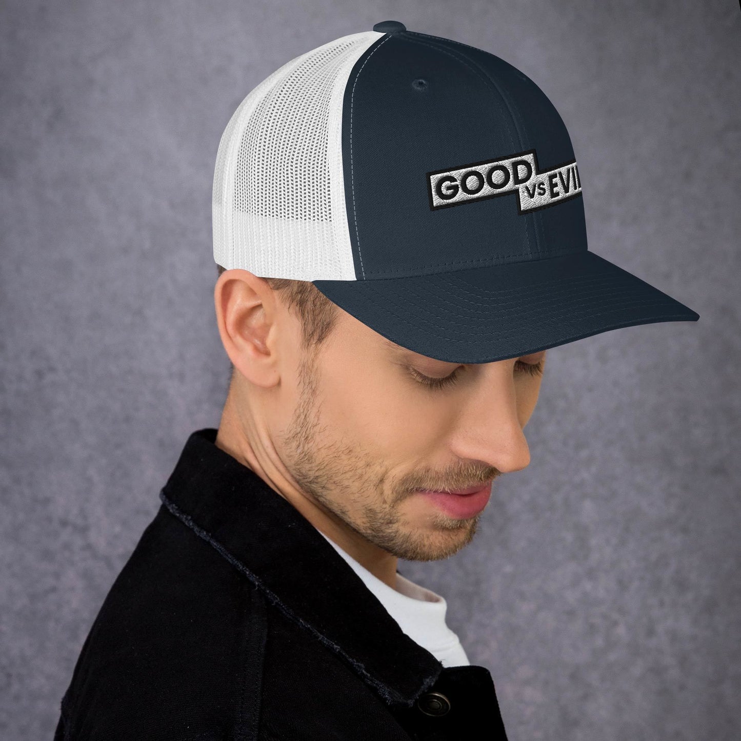 "Good vs Evil" Trucker Cap