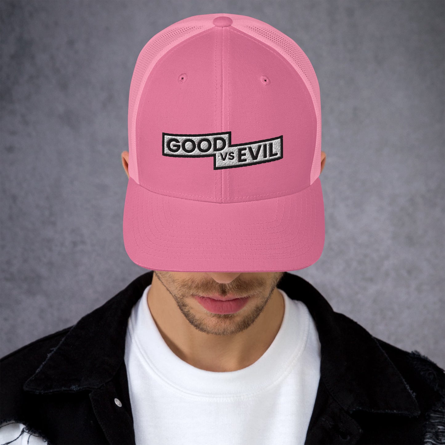 "Good vs Evil" Trucker Cap