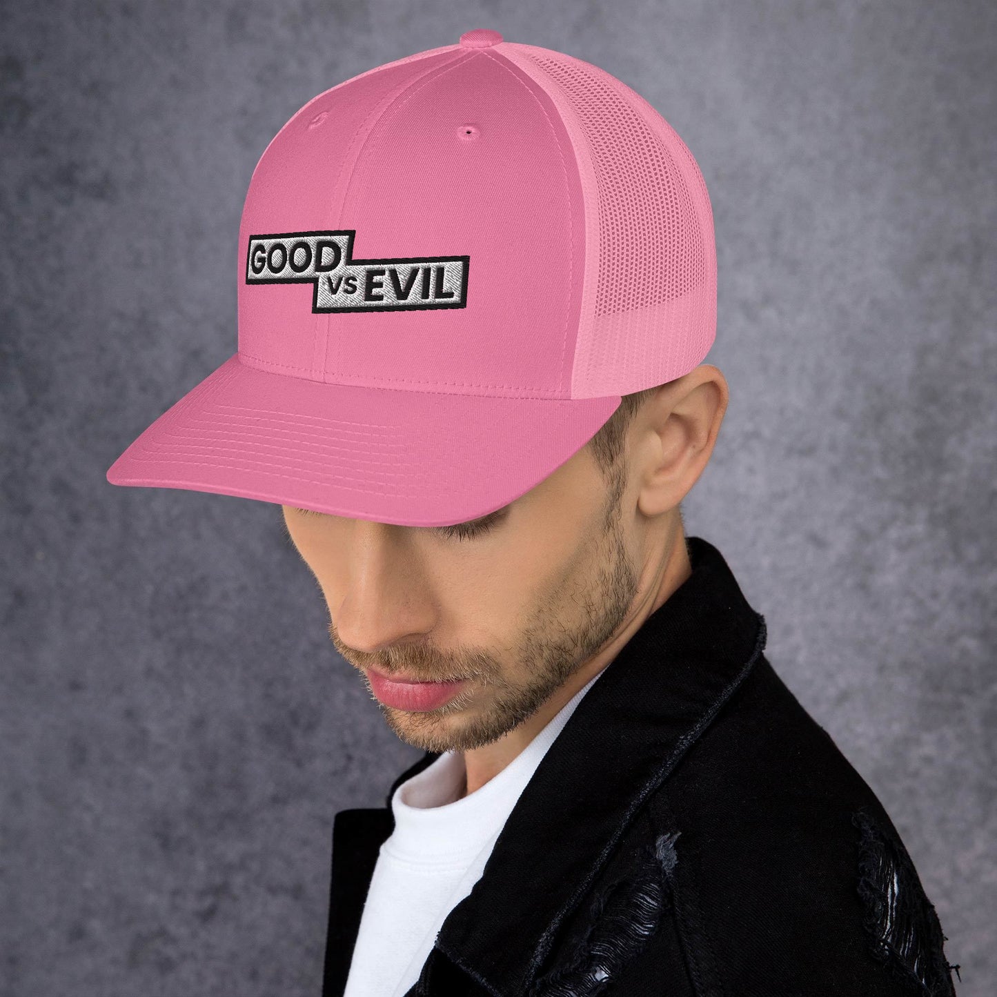 "Good vs Evil" Trucker Cap