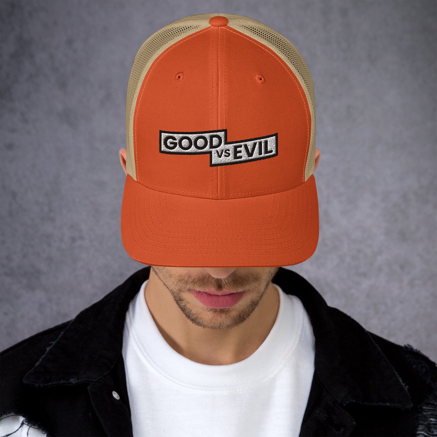 "Good vs Evil" Trucker Cap