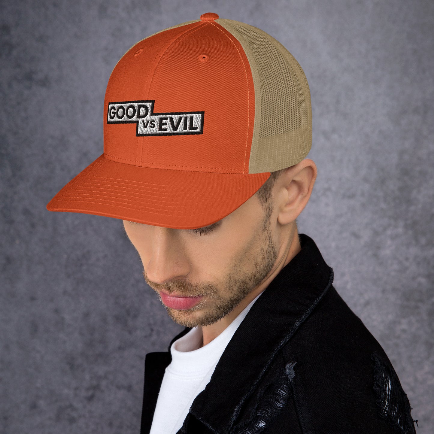 "Good vs Evil" Trucker Cap