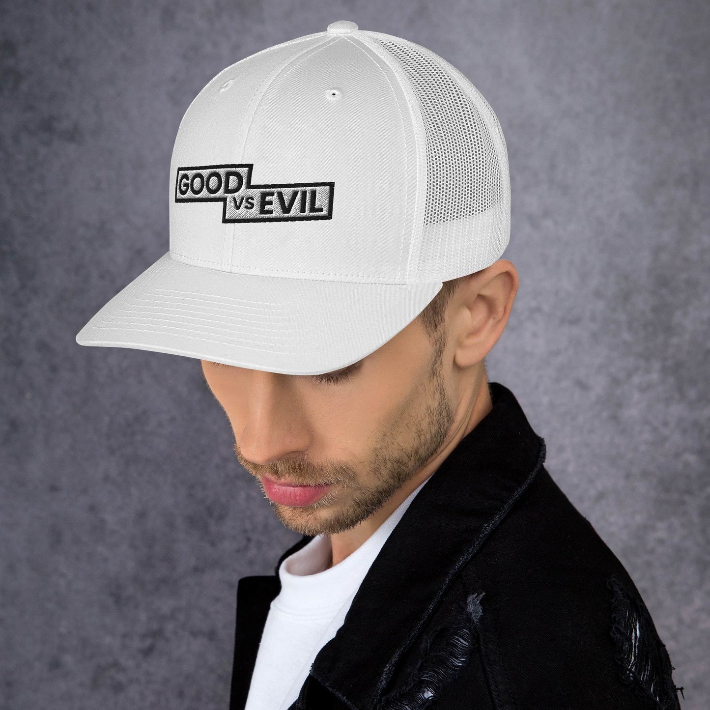 "Good vs Evil" Trucker Cap