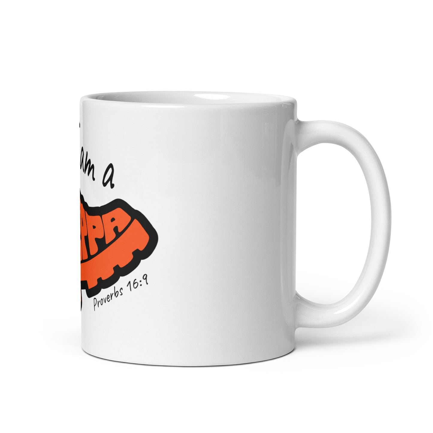 "Holy Steppa" White glossy mug