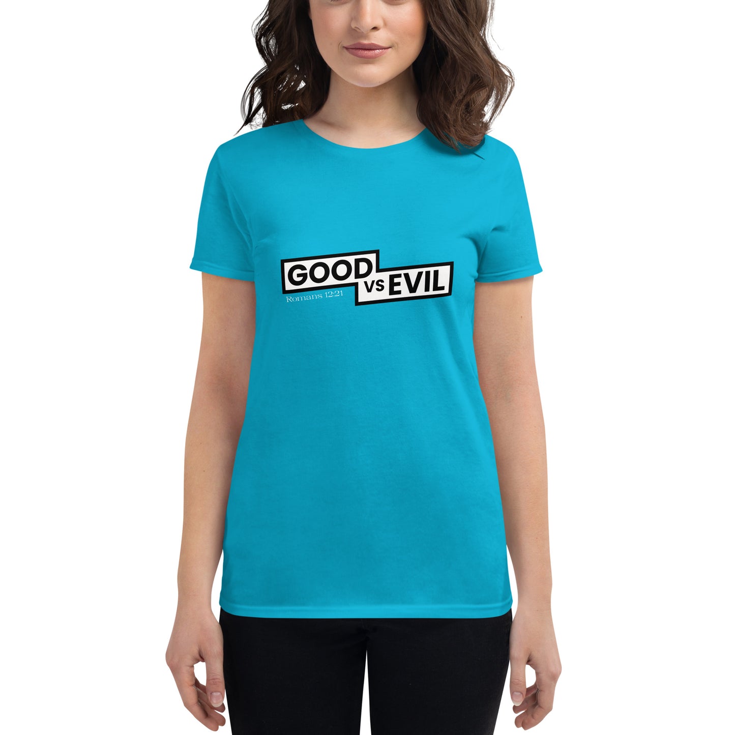 "Good vs Evil" Women's short sleeve t-shirt