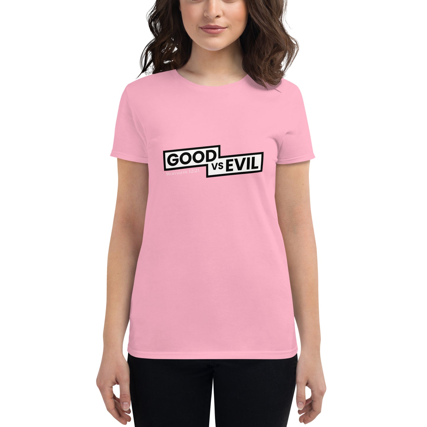 "Good vs Evil" Women's short sleeve t-shirt