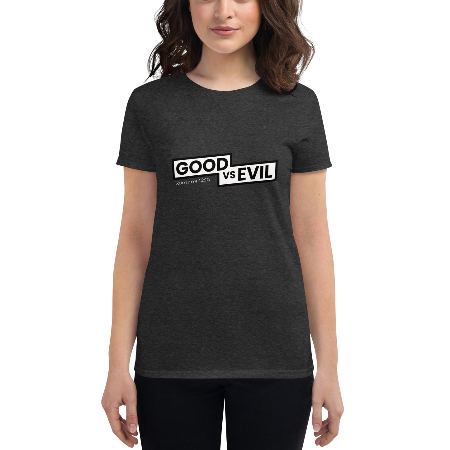 "Good vs Evil" Women's short sleeve t-shirt