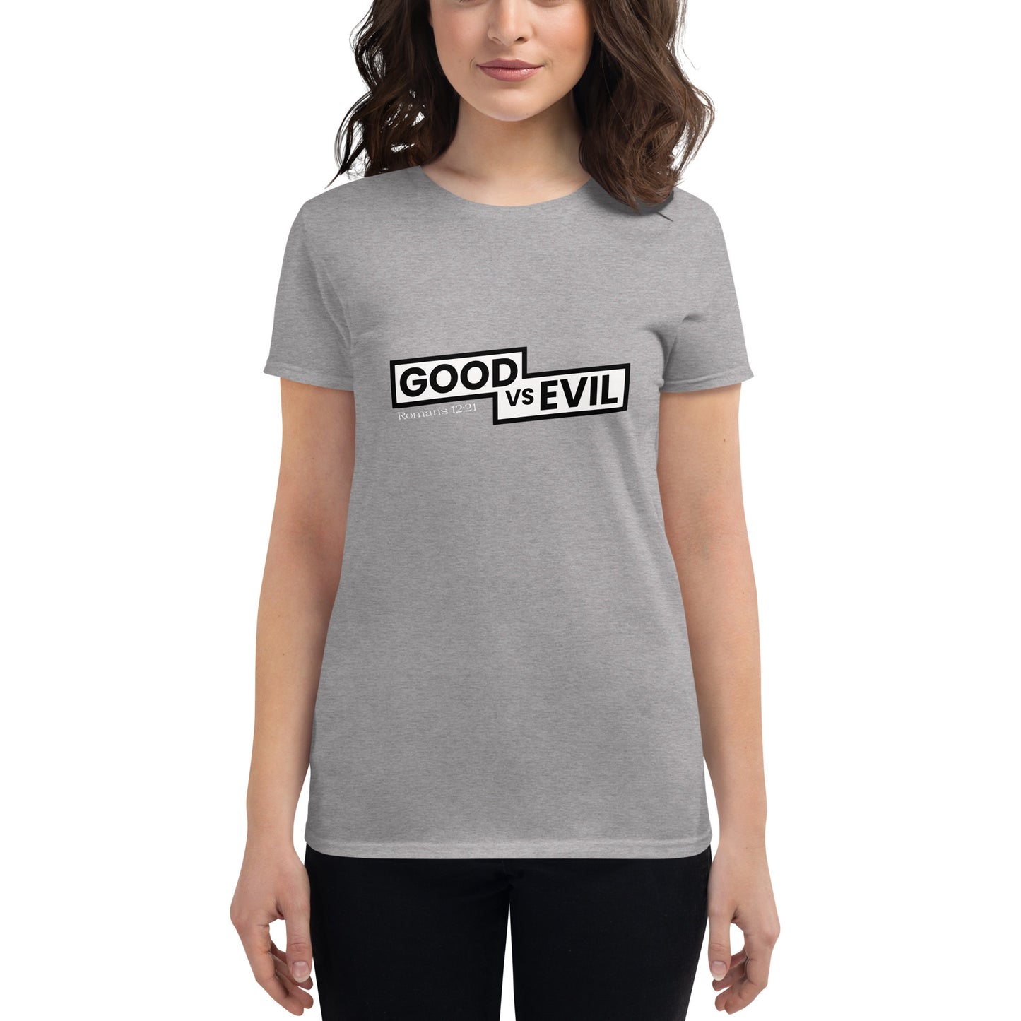 "Good vs Evil" Women's short sleeve t-shirt