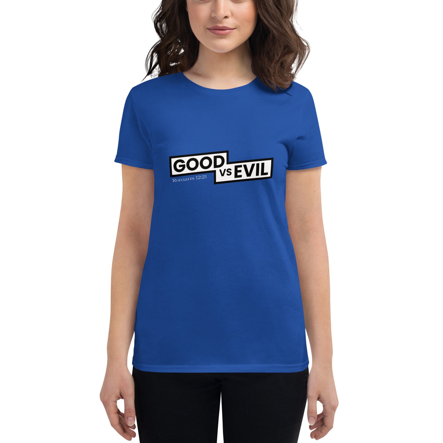 "Good vs Evil" Women's short sleeve t-shirt