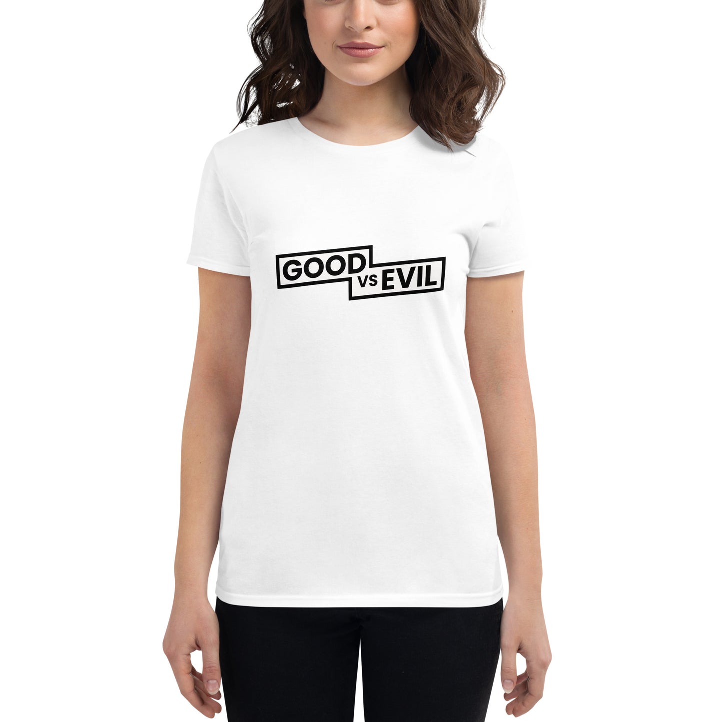 "Good vs Evil" Women's short sleeve t-shirt